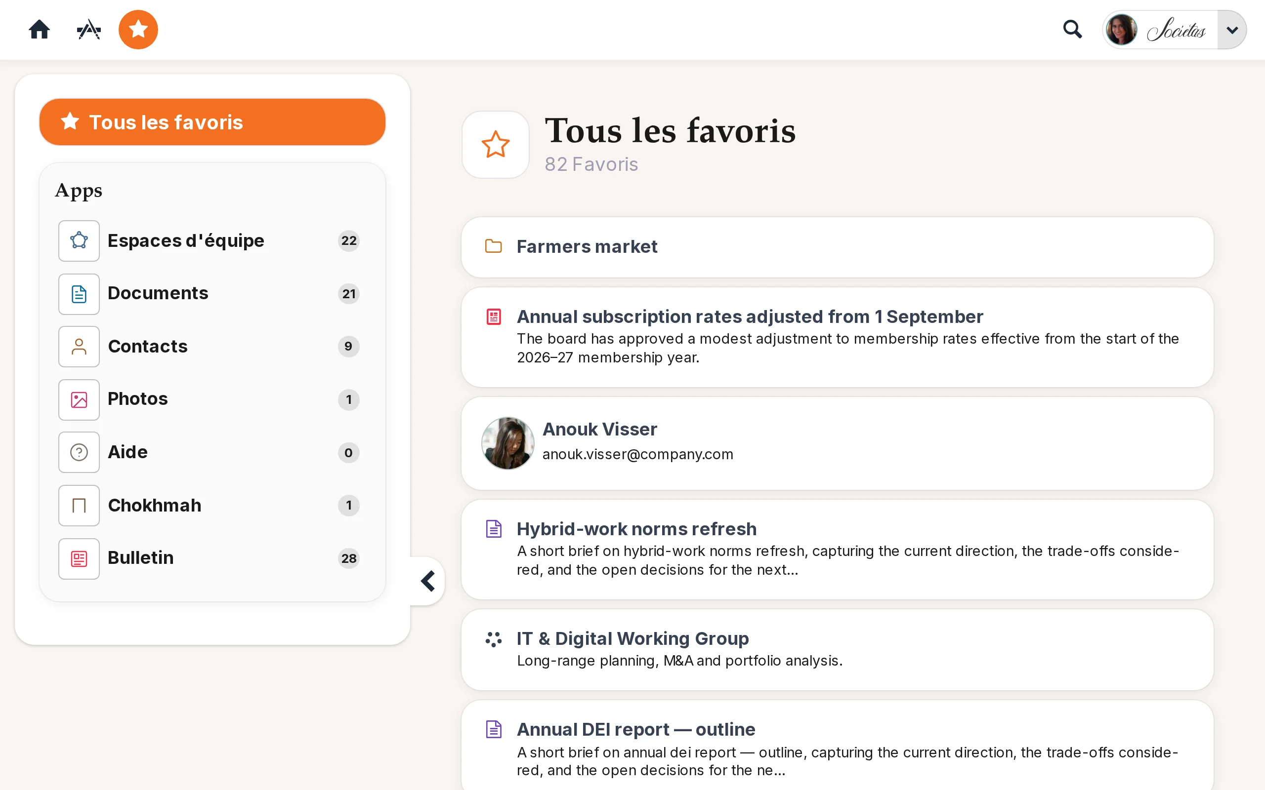 Favoris
