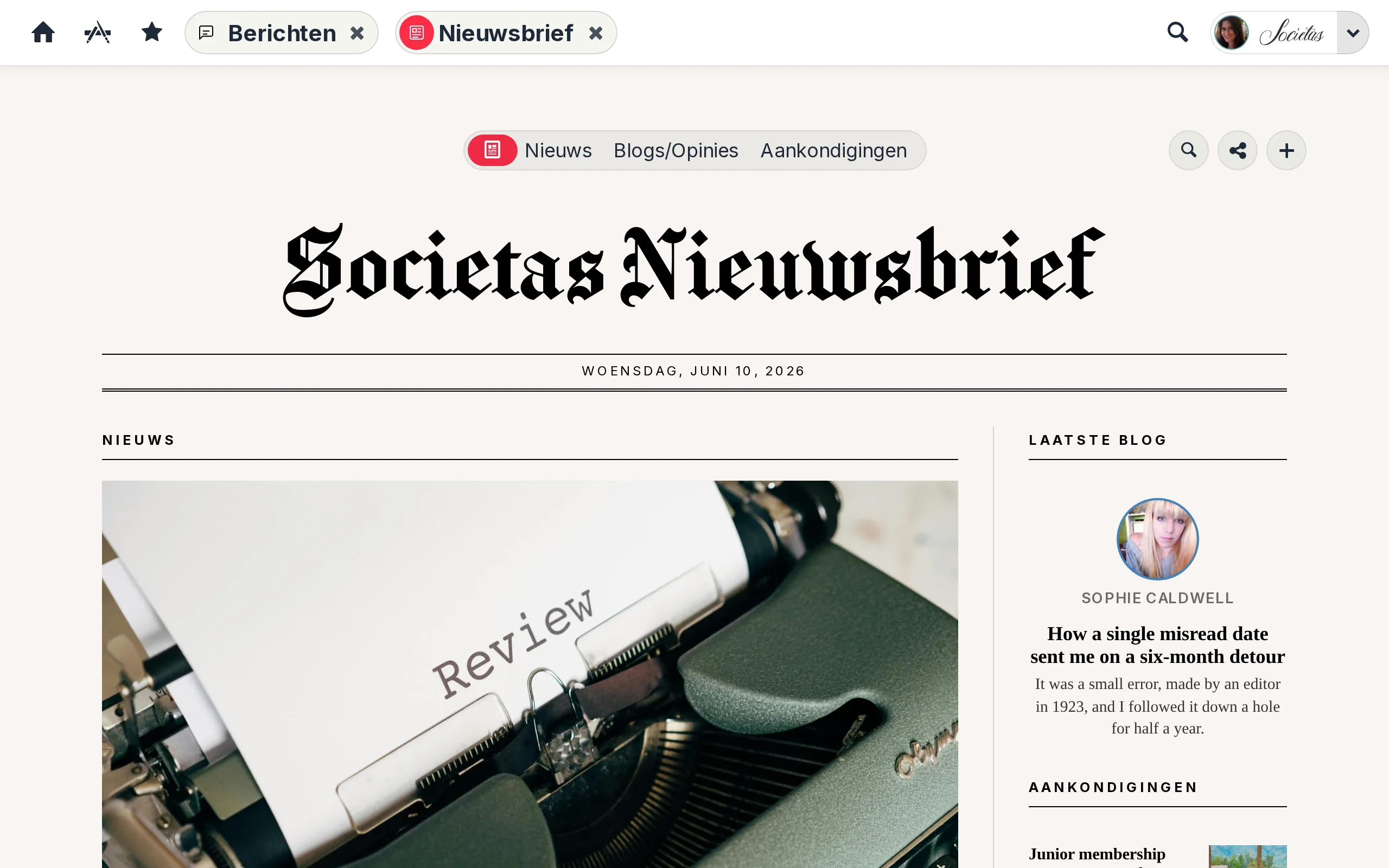 Nieuwsbrief