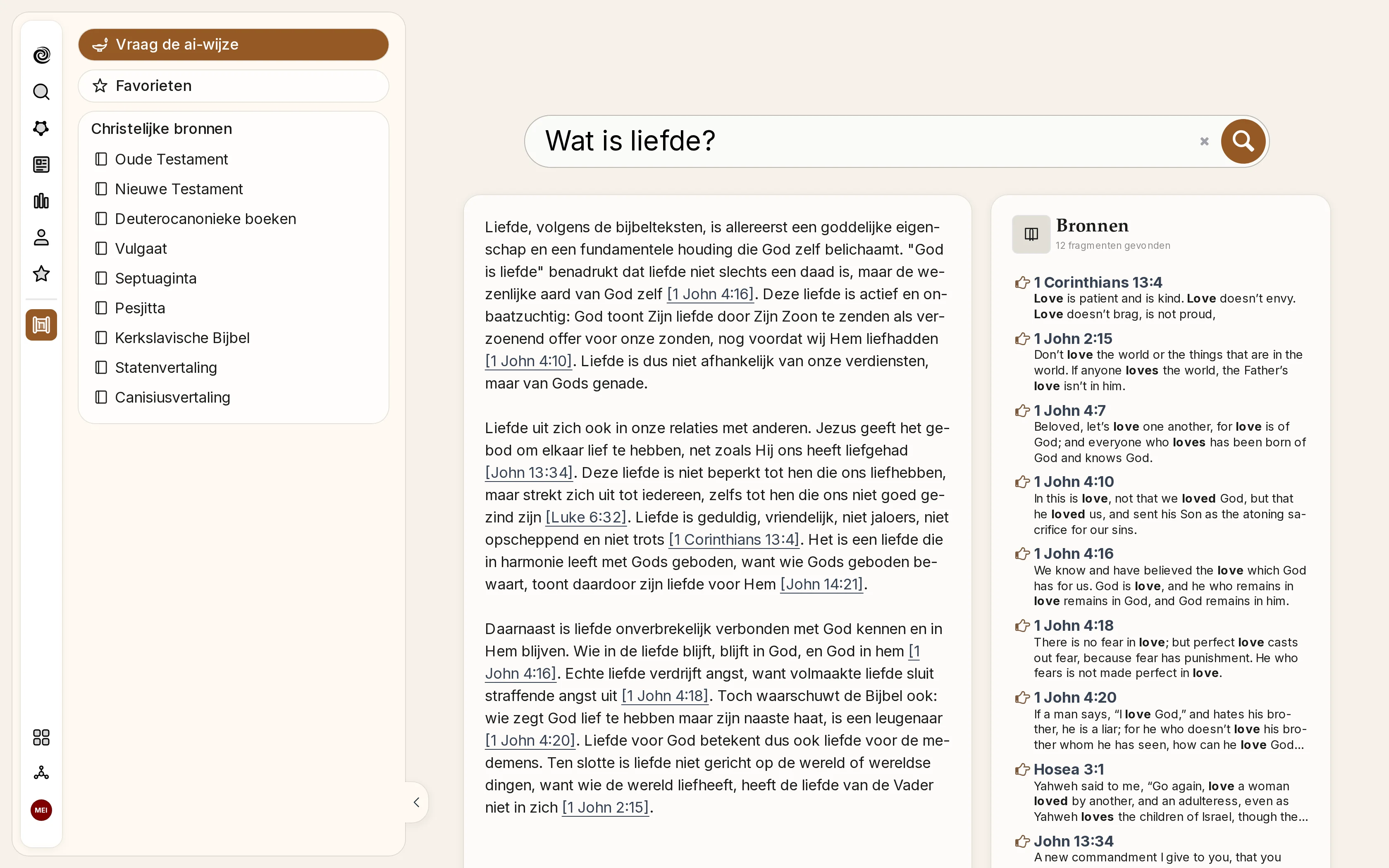 De christelijke collecties in de Chokhmah-bibliotheek