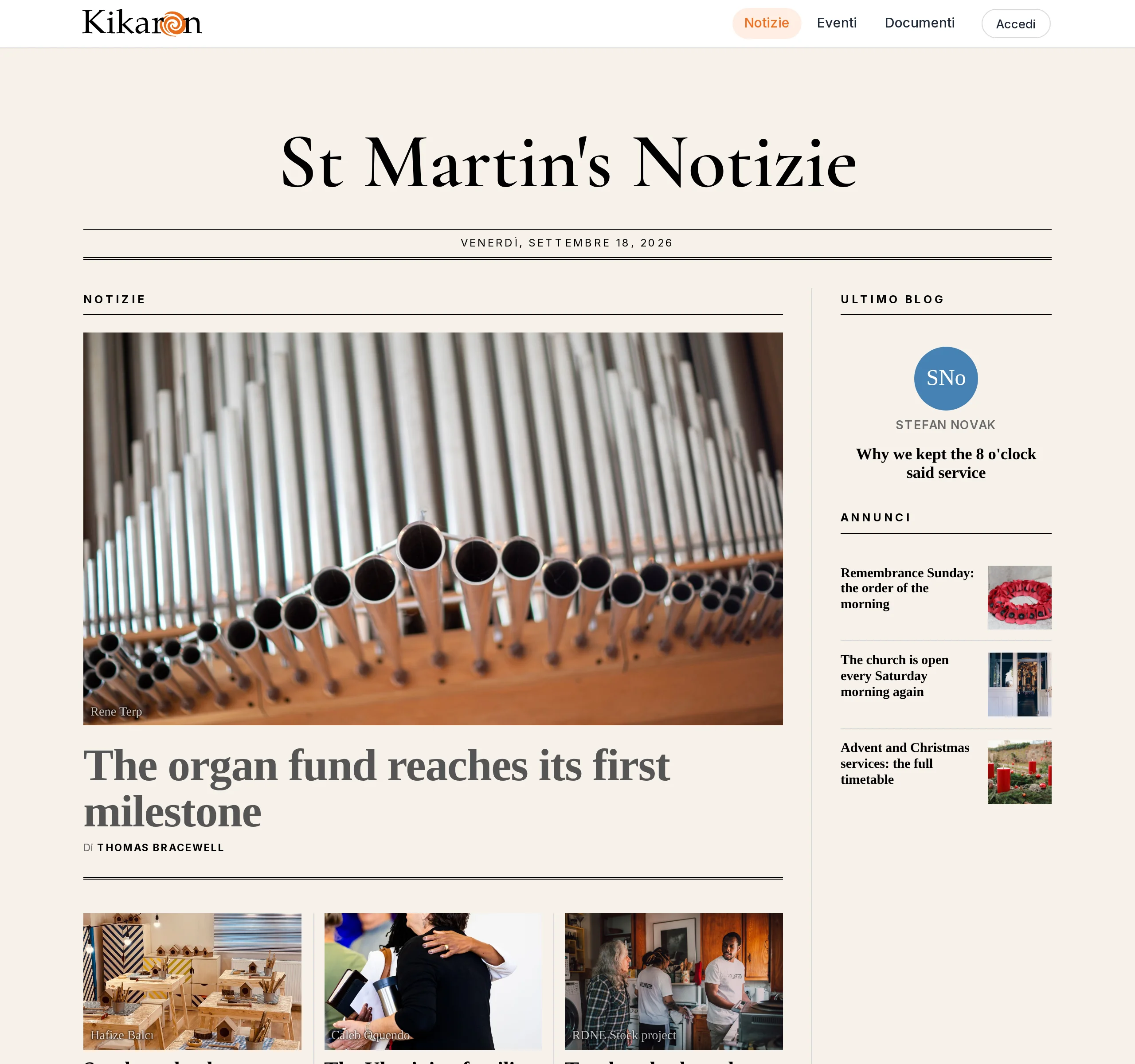 Il sito pubblico gratuito della Newsletter, incluso con ogni hub